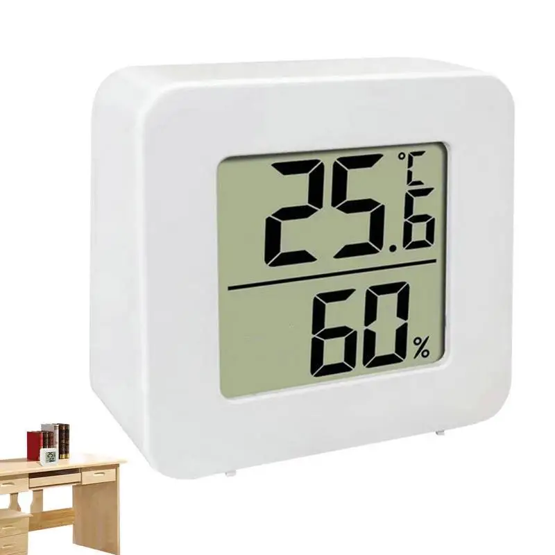 LCD Digital Thermometer Hygrometer Indoor Room Electronic Temperature Humidity Meter Sensor Gauge Weather Station For Home