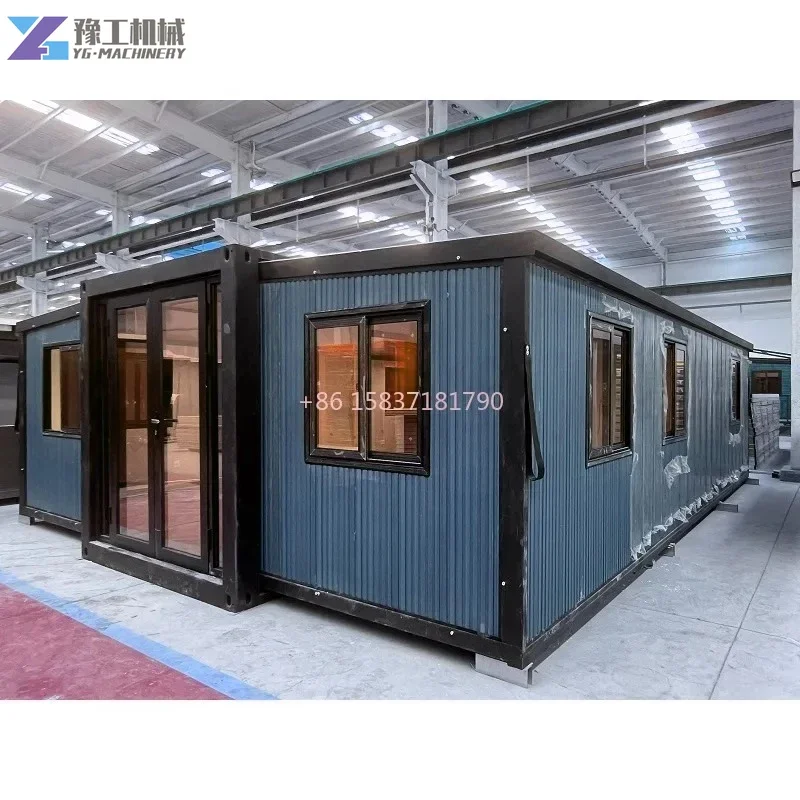 Folding Container House Hotel Expanding Foldable Portable Mobile Homes Folding Prefab Expandable Container House China Supplier