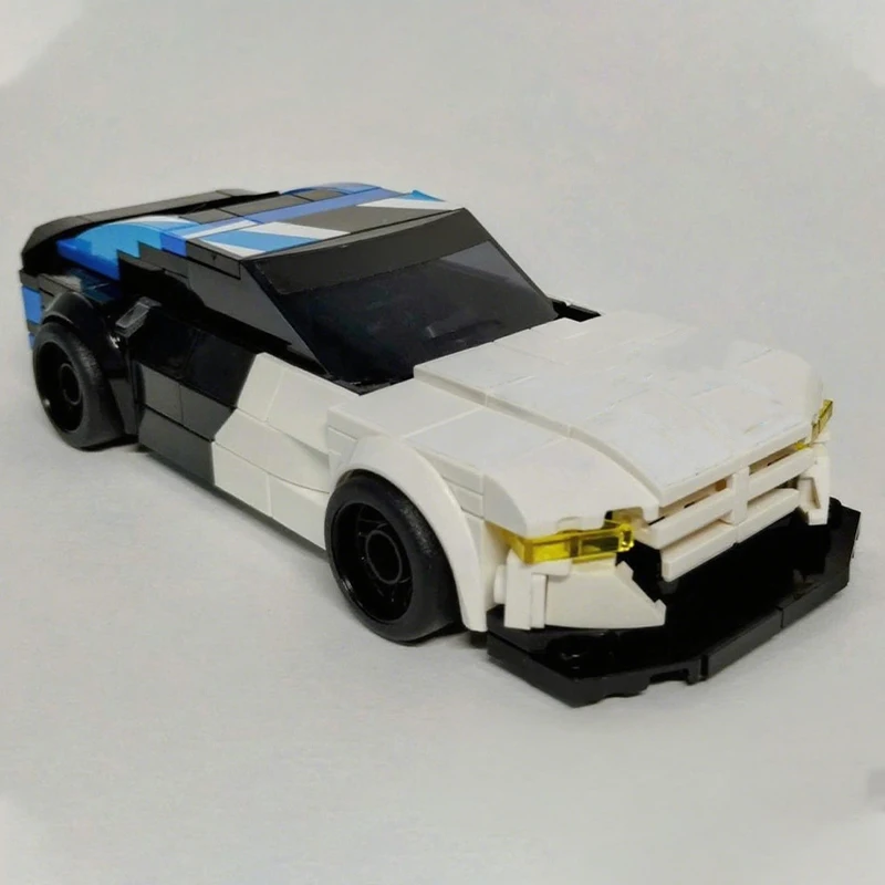 

325PCS MOC Dodgees Charger Modular Building Blocks DIY Muscle Car Model Kit Creative Assembly Toy for Kids and Car Fans