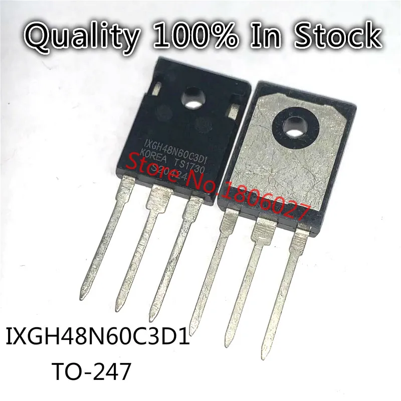 5PCS/lot   IXGH48N60C3D1   TO-247 600V 75A      Spot hot sale