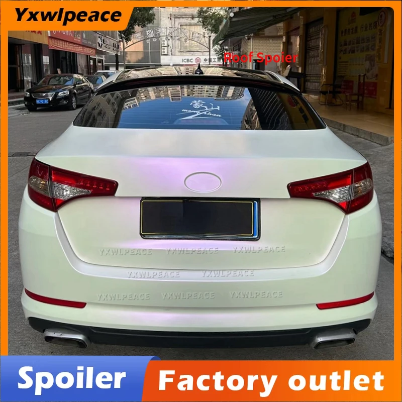 

For KIA K5 Optima 2011 2012 2013 2014 2015 Spoiler ABS Plastic Unpainted Color Car Rear Window Roof Spoiler Body Kit Accessories