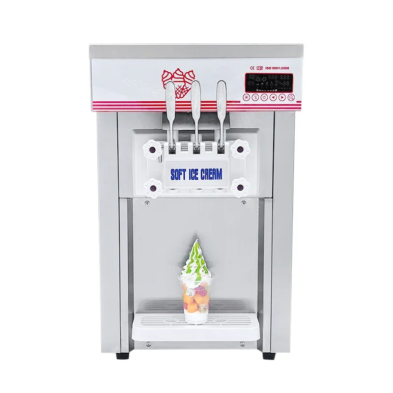 Three Flavors 2023 Mobile Food Cart With Frozen Yogurt Machine Price Ice Cream Machines Prices(Icm-T112)