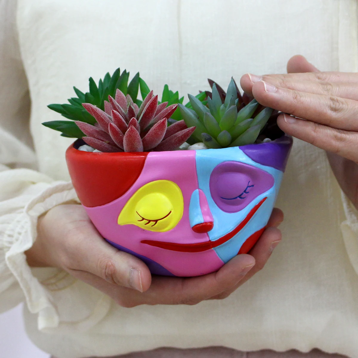 1pc einzigartige bunte Grimass – Snake Plant Ceramic Bewertung und Preis