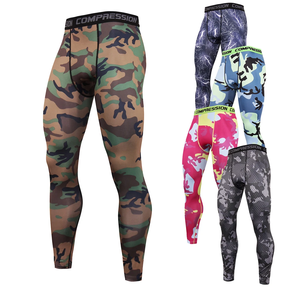 Camouflage Running Man Sport Pants Training Jogger Tights Fashion Exercise Legging Dry Fit Sportswear Outdoor Sportswear Fitness