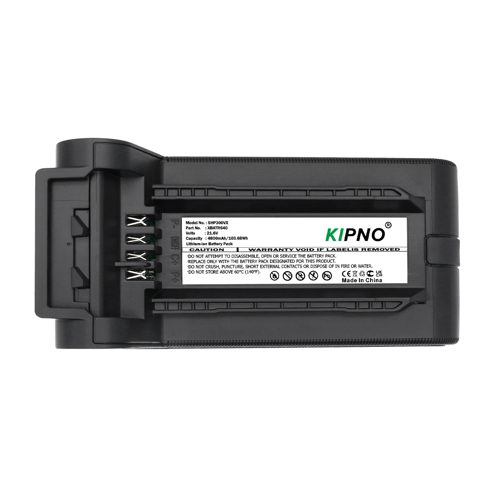 

KIPNO Replacement Battery XBATR640EU XBATR640US For Shark IP1251C IP1220C IP3251C IP3124 IP3252 POWERDETECT Clean & Empty