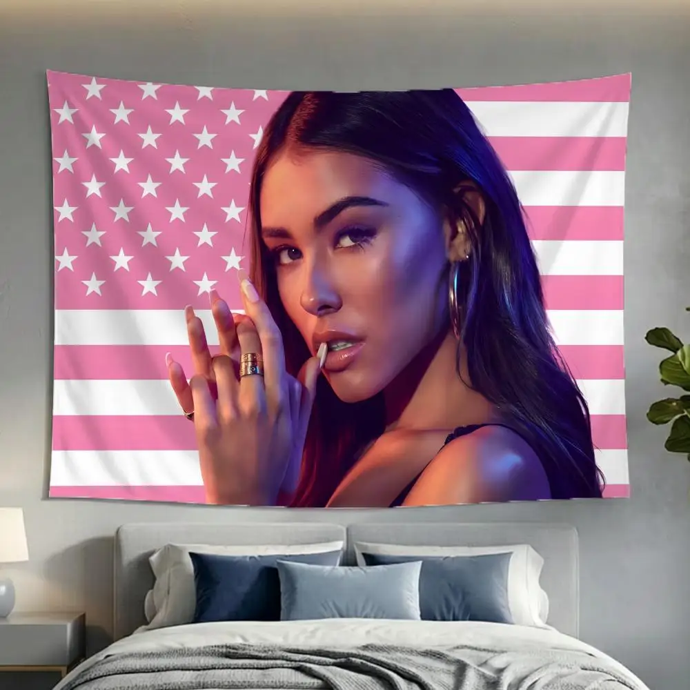 Singer Popstar Madison Beer Tapestry Washable Soft Wall Art Decor for Living Home Room Bedroom