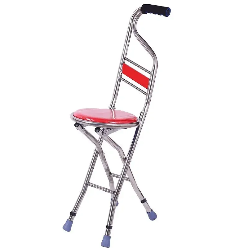 

for Traditional foldable lightweight metal stools with portable elderly crutches