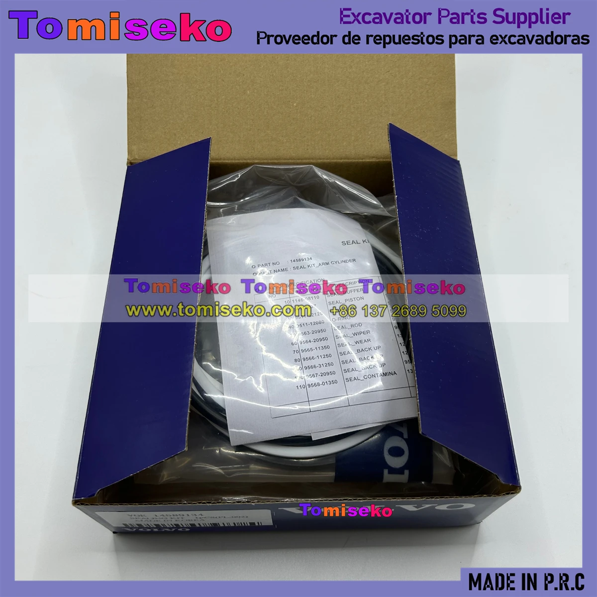 Sealing Kit VOE 1461240 For VOLVO EC700B EC700C EC750D Excavator Hydraulic Cylinder Seal Kit