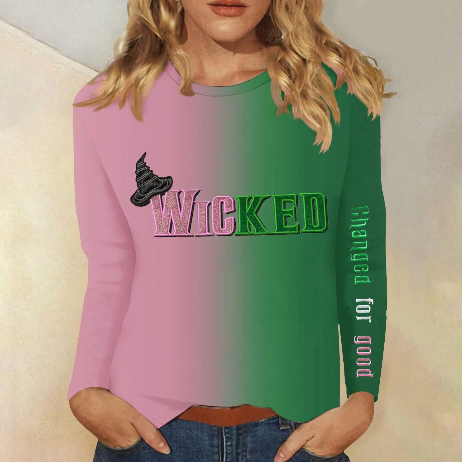 Wicked Sweatshirt Hoodies Crewneck Sweatshirts Merch Women Men Casual Long Sleeve Top The Musical Clothing Fashion