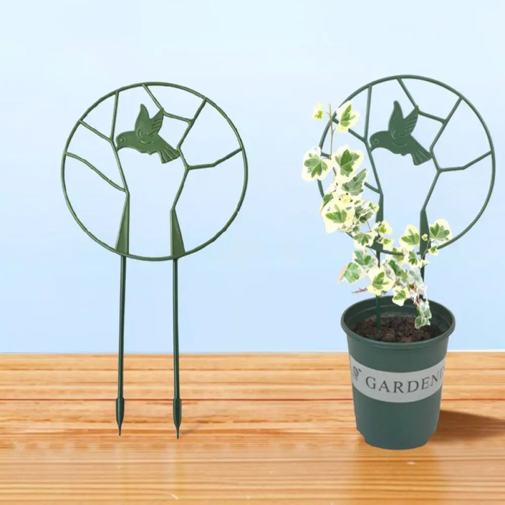 Climbing Plant Support Trellis Green Plastic Stakes For Potted Vines Monstera Ivy Indoor Garden Decoration Tool