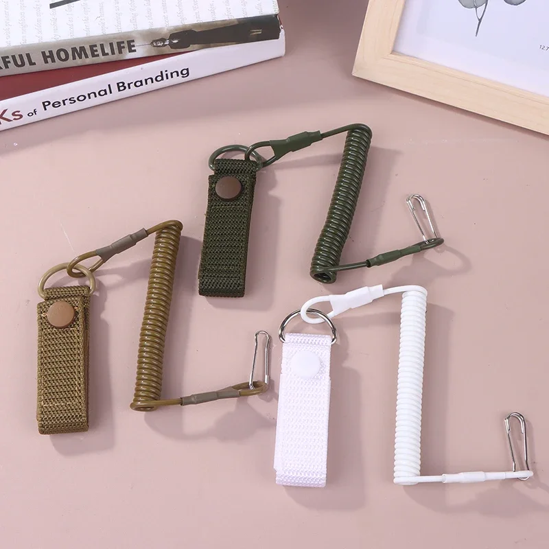 

1 шт., уличный анти-потерянный эластичный ремешок, противоугонный пружинный ремень безопасности, веревка, брелок для ключей, аксессуары для фонарика