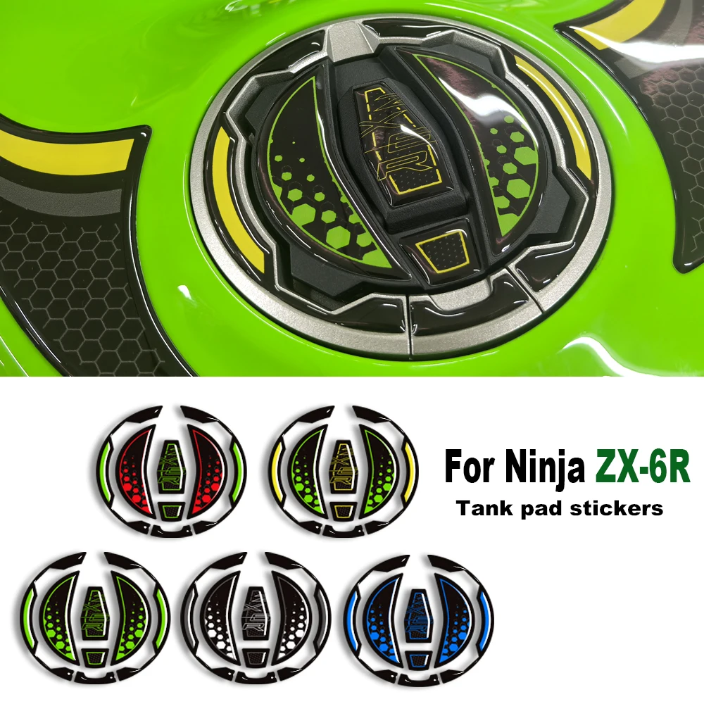 

Motorcycle Tank Gas Cap Pad Cover Sticker windscreen windshield side fairing panel For kawasaki Ninja ZX-6R ZX6R ZX - 6R 2025-26