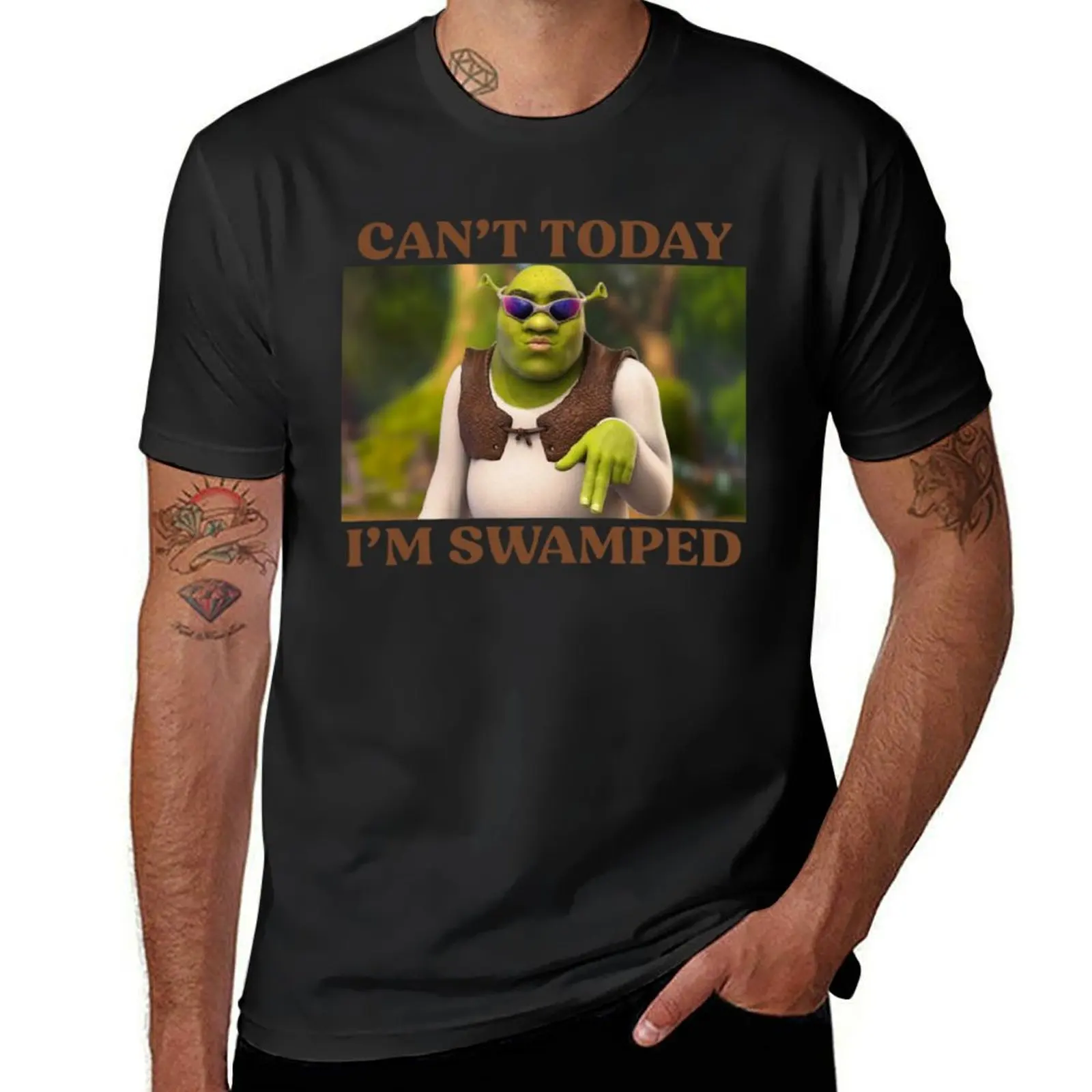 Can't Today I'm Swamped T-Shirt customs vintage clothes blacks korean fashion funny t shirts for men