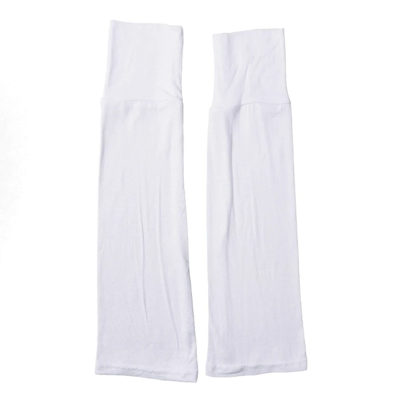 PXPB Soft Cotton Long Fingerless Gloves Stretchy Arm Sleeves for Women Everyday Wear with Sun and Various Activity
