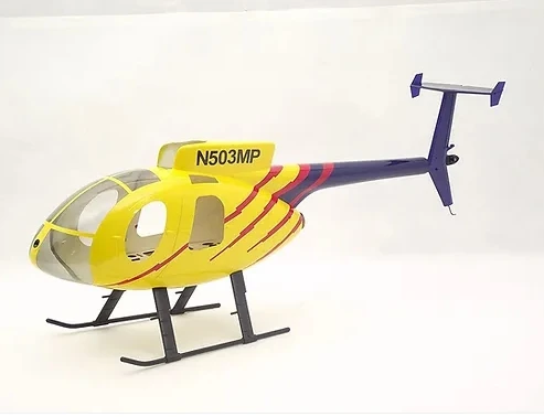 

450 Size MD500D Scale Fuselage Glassfiber Heli Body Cover for RC Helicopter