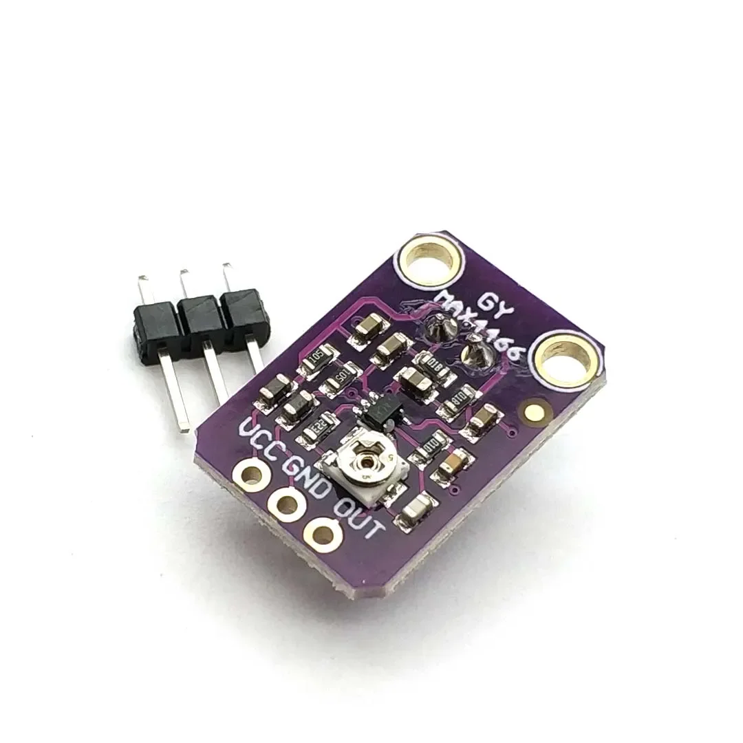 Eleettマイクアンプモジュール、arduino、max4466、GY-MAX4466用の調整可能なゲイン