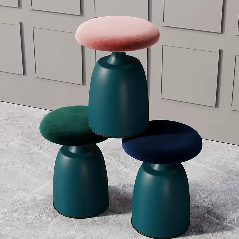 

Nordic Furniture Small Stools Round Stools Dressing Stools Home Bedroom Dining Chairs Vanity Chair
