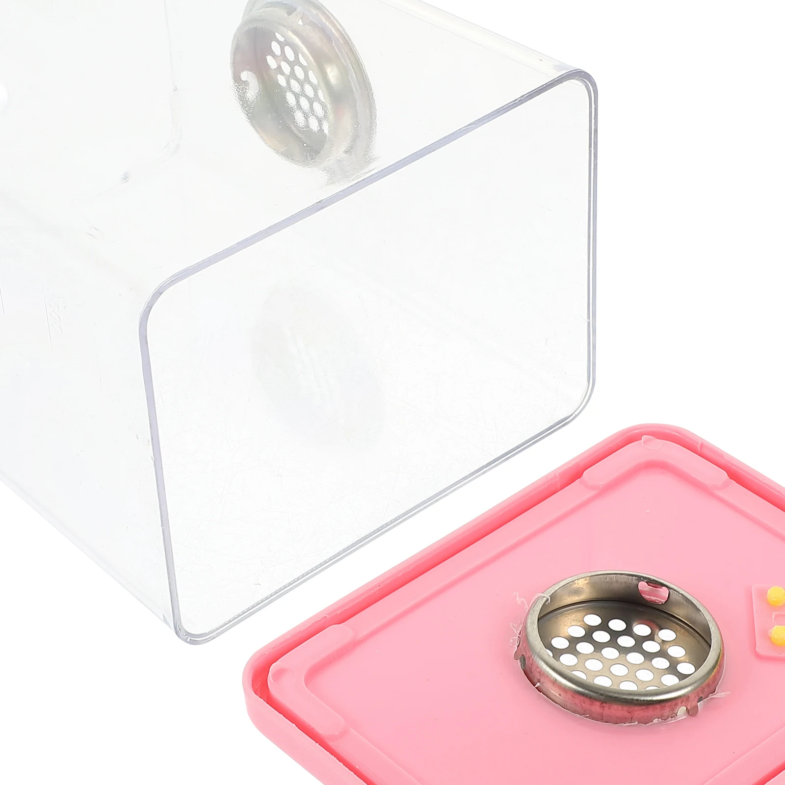 

Acrylic Reptile Enclosure Vertical Transparent Micro Habitat Terrarium Tank for Tarantula Insects Frogs Snails