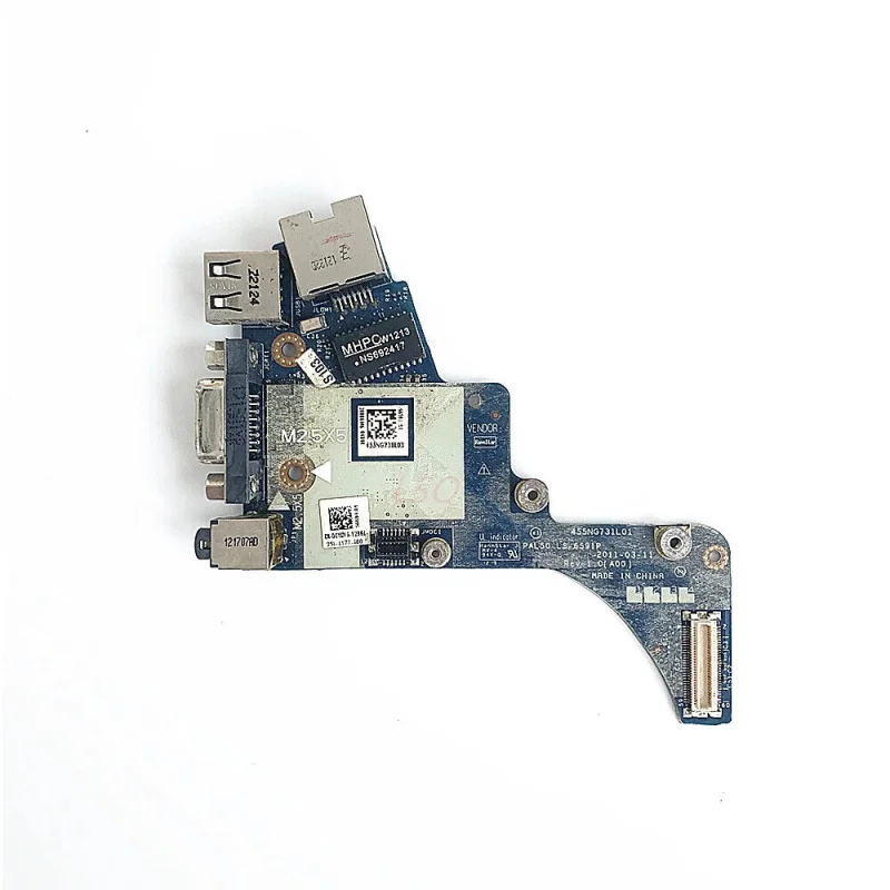 

A+ for Dell Latitude E6420 USB Card VGA Card LAN Connection Board LS-6591P