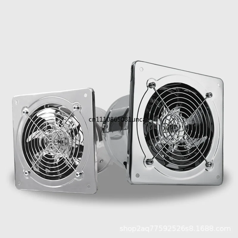 

Stainless Steel Axial Exhaust Fan Kitchen Smoke Ventilator Powerful Industrial Air Ventilation Fan