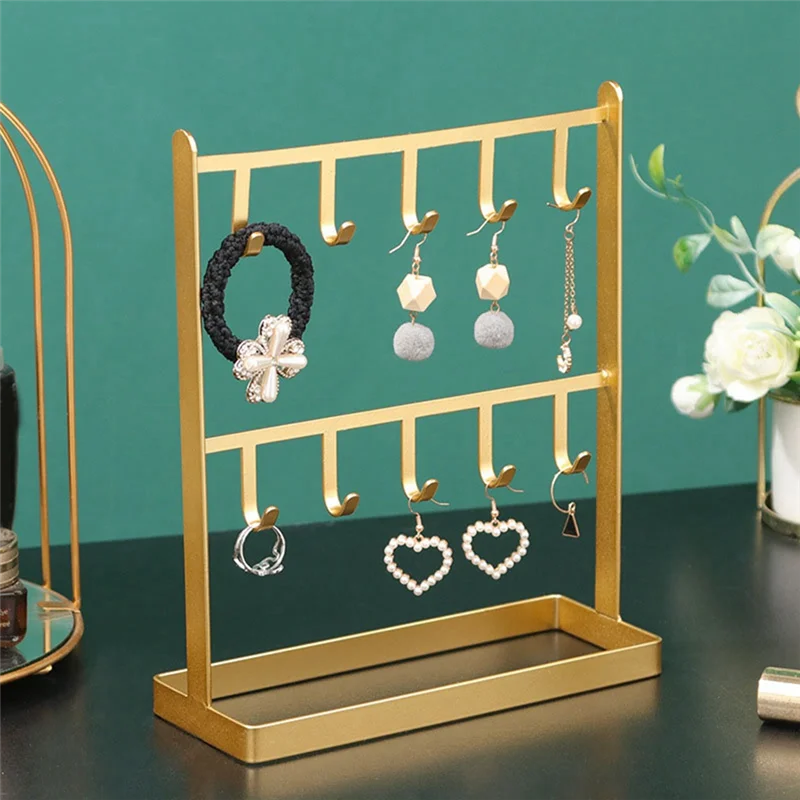 

B28C-Earring Display Stand Metal Jewelry Stand Metal Jewelry Rack Jewelry Storage Rack Earring Holder Ornament Jewelry Shelf