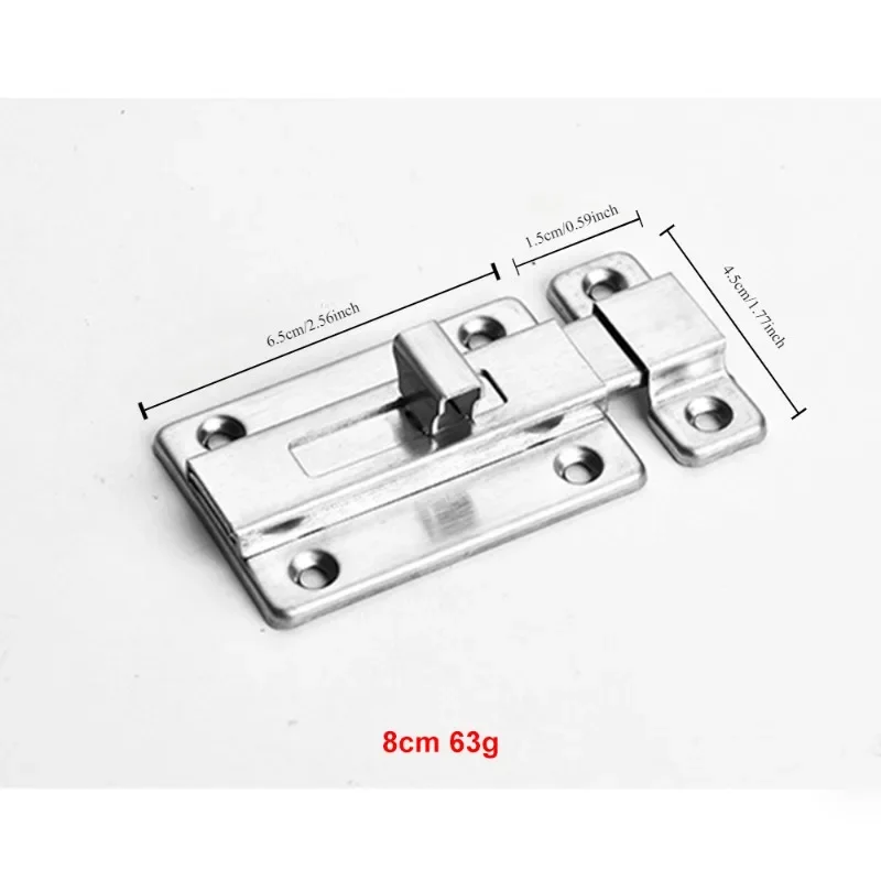 1 Stück Edelstahl-Tür schrauben mit zwei Enden
