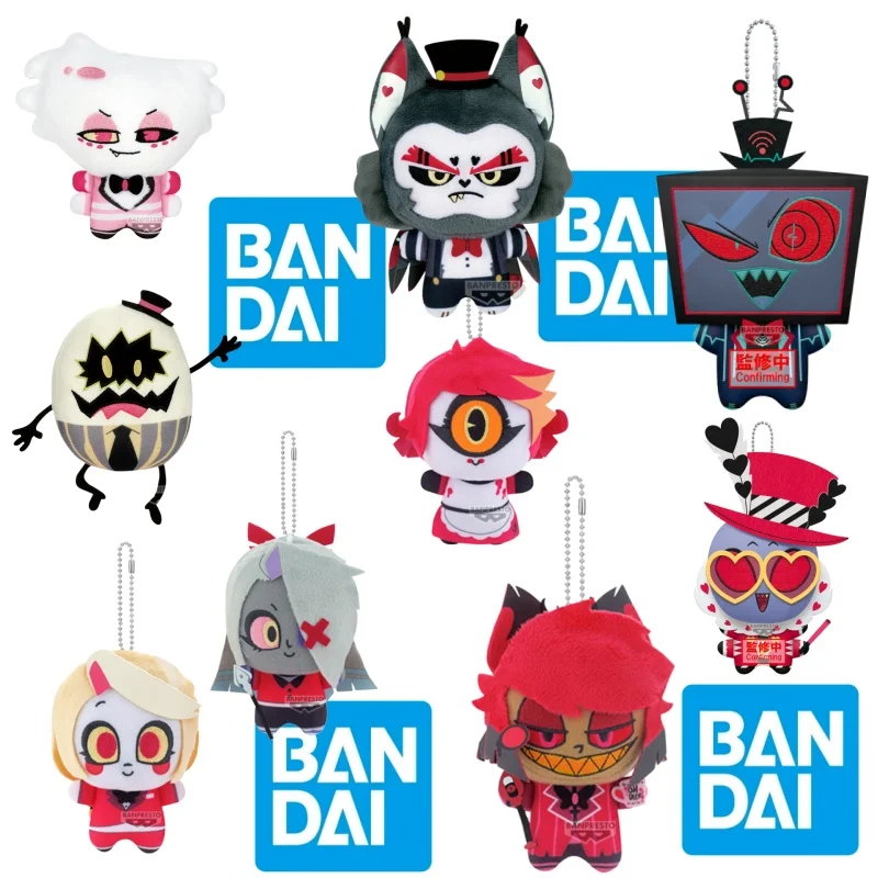 11 cm Hazbin Hotel Alastor Vaggie Charlie Morningstar Anime Peripheriegeräte Kurze Plüsch Puppe Anhänger Kissen Kind Spielzeug Geschenk