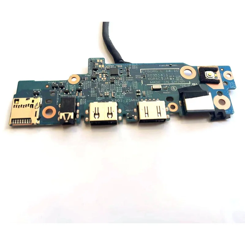 YY+F78FC USB Audio SD Card Rearder RJ45 IO Board For Dell Latitude 3420 E3420