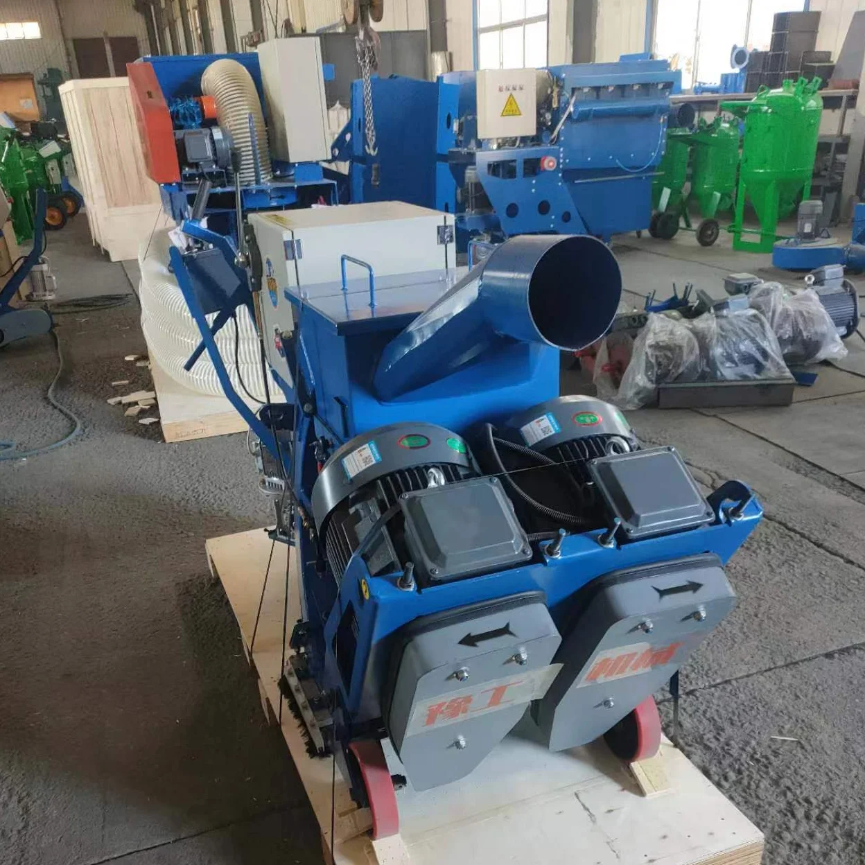 Picture 7: Road Surface Shot Blasting Machine for Pavement Friction and Roughness Boost