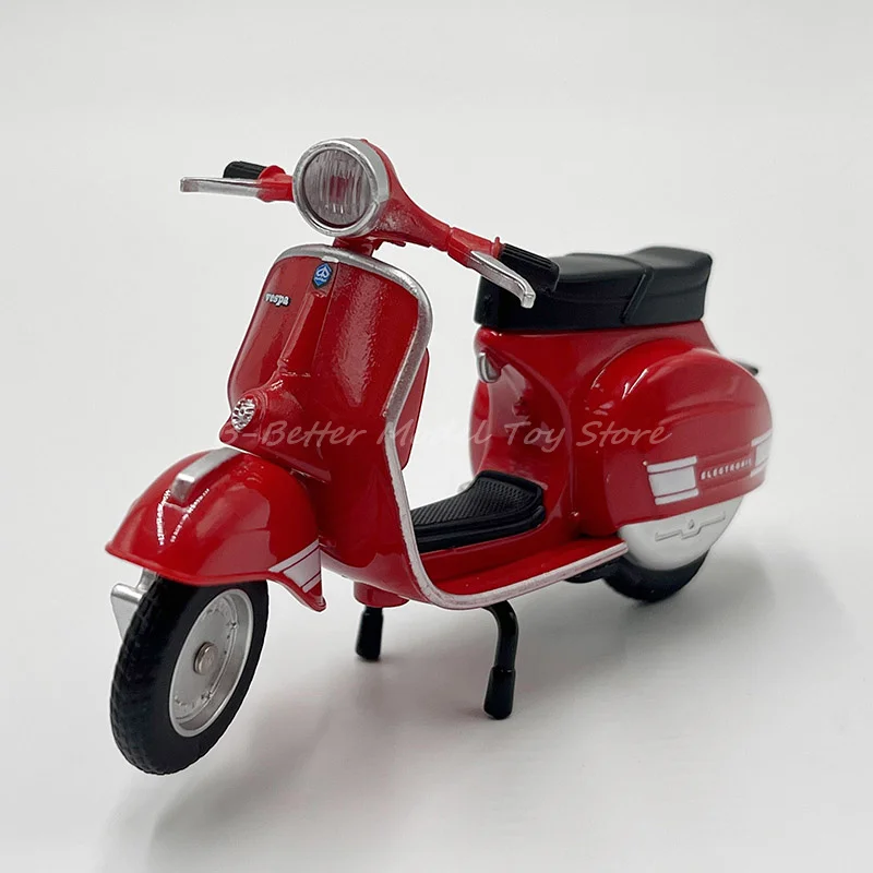 1:18 Diecast Motorcycle Model Toy 1976 Vespa 200 Rally For Collection