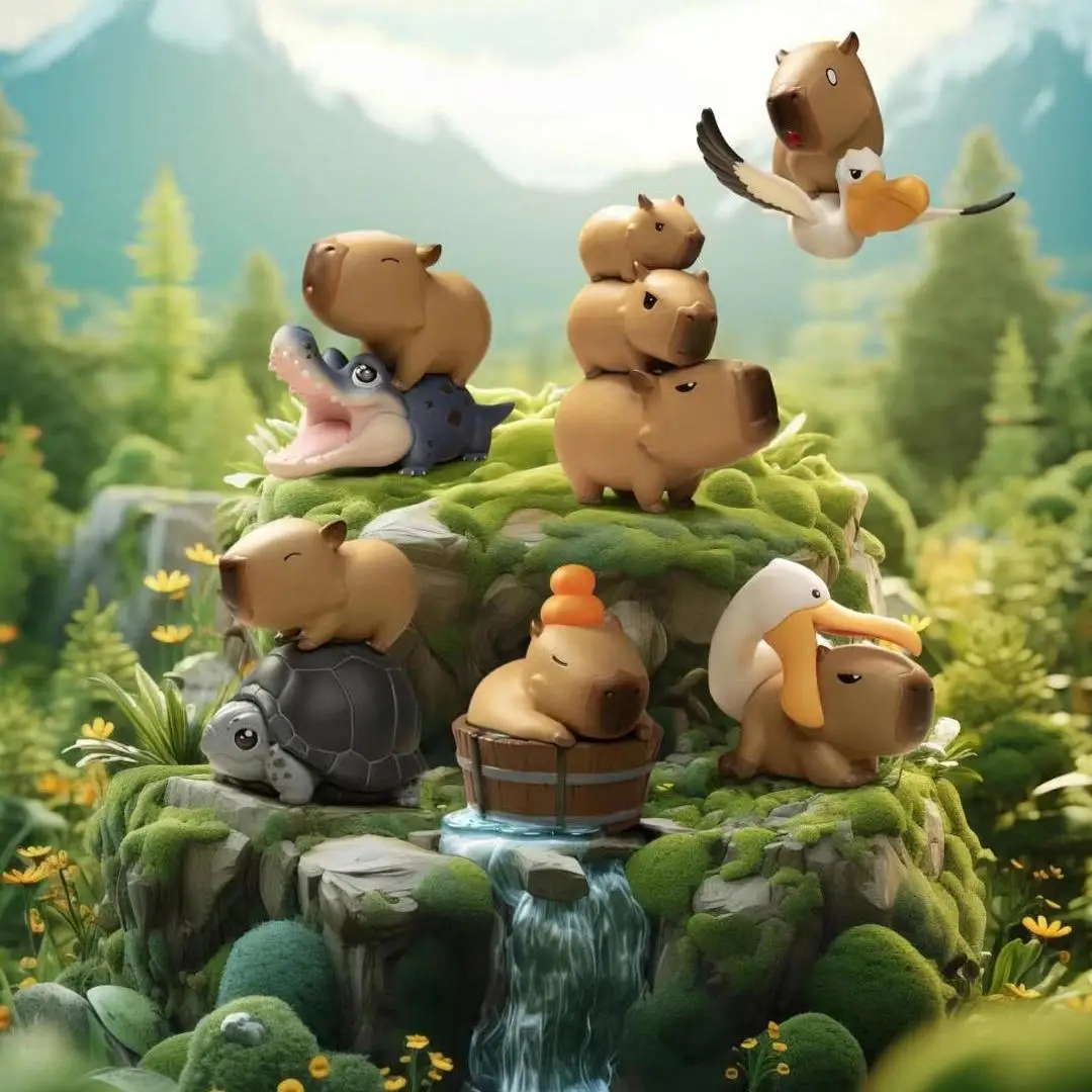 

Adorable Capybara Series Blind Box First Wave Collectible Toy Trendy Surprise Gift for Children and Hobbyists