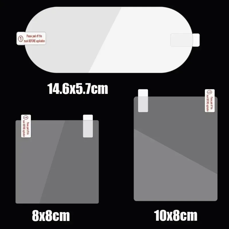 Transparent Seamless Car Windshield Double-sided Electrostatic Sticker for ETC Dash Cam Transparent Car DVR Paste Film Holder