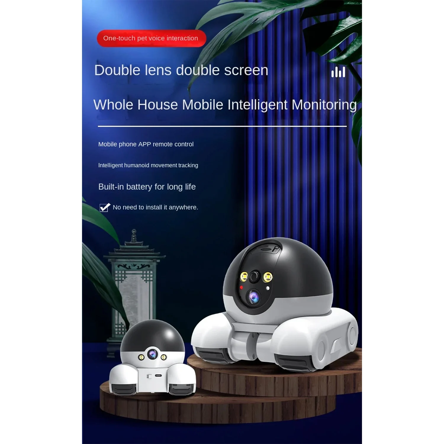 6MP 4K IP Camera 5G WiFi Dual Lens Smart Home Auto Tracking CCTV Camera Wireless Surveillance Camera Security Baby Monitor