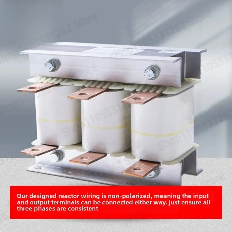Three-phase Reactor Inverter Dedicated Copper Wire 11KW-90KW Filtered AC/DC Input/output Reactor