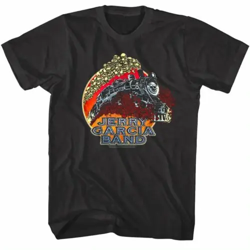 Jerry Garcia Band locomotiva treno t-shirt da uomo Rock Band