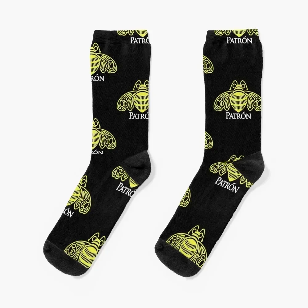 Patron Tequila Logo Classic Gift For Men and Women Socks New year's summer Rugby Crossfit Socks Male Women's