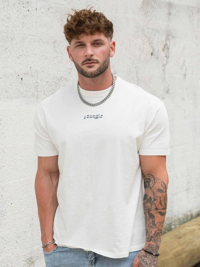 210GSM 100% bawełniana koszulki do biegania dla mężczyzn 2024 Oversized Basic T-Shirt na trening sportowy Streetwear dopasowane koszulki koszulka K2Y