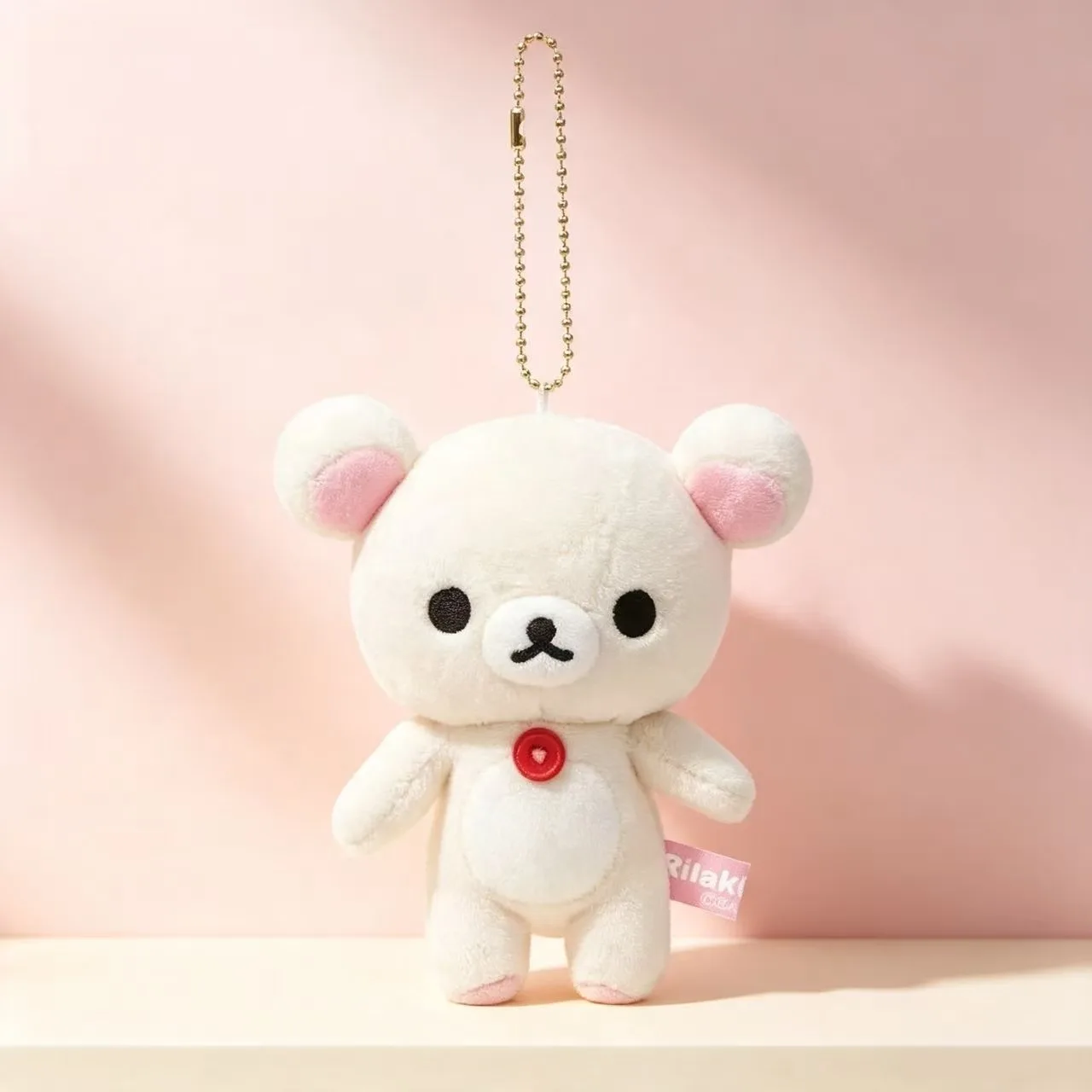 New 11CM Japanese Rilakkuma Plush Doll Cute Little Bear Yellow Chicken Cartoon Children's Gift Pendant