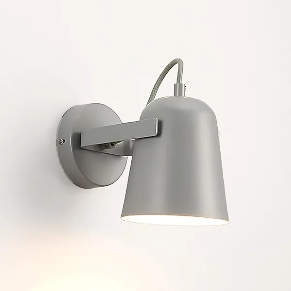 LED Wall Lamp Nordic Macaron Colorful Bedside Lamps Indoor Aisle Stair Background Adjustable Lighting Sconces Home Decors Lights