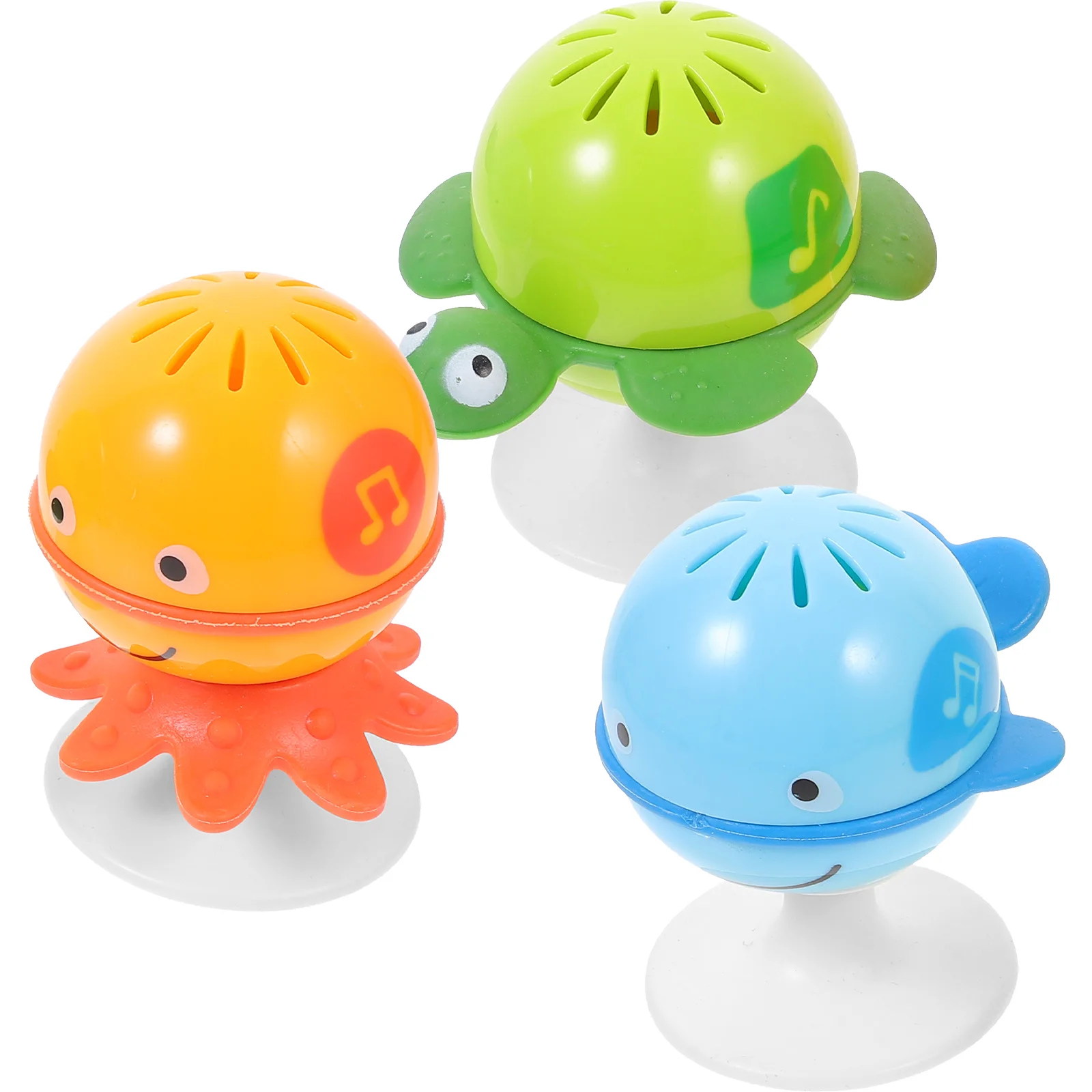 3 Pcs Toys Rattle The Bell Baby Noise Maker Hand Dining Table Feeding Helper Infant Plaything