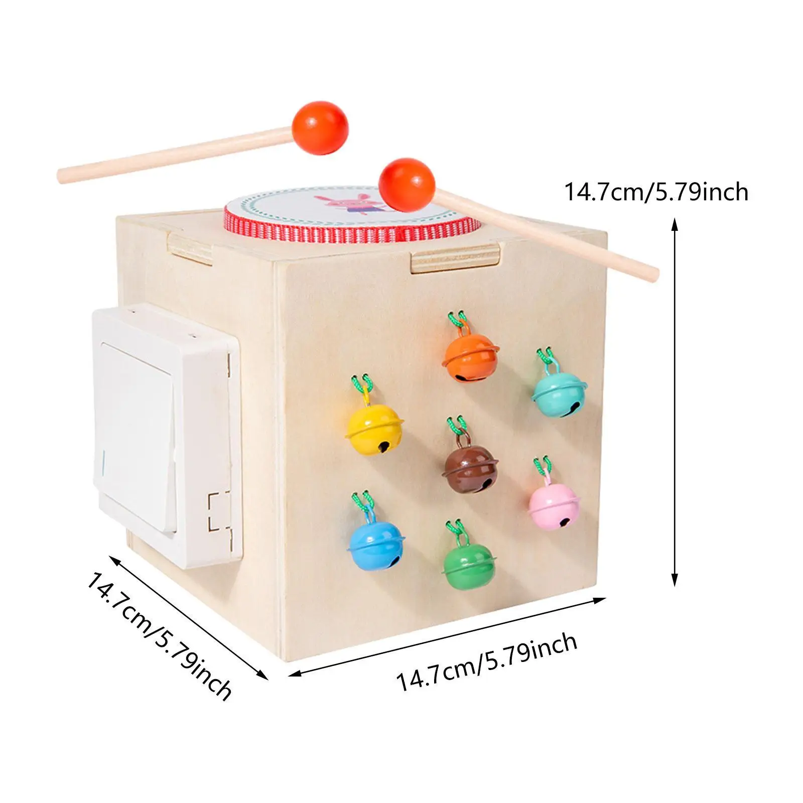 Montessori Percussie Instrument Kids Drumstel Voor Baby Voor Kleuterschool