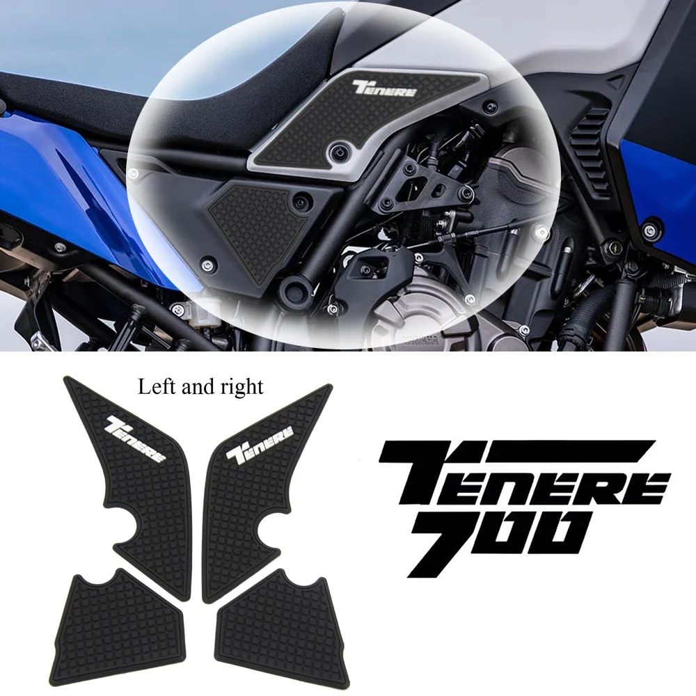 

For YAMAHA T700 Tenere 700 XTZ700 2019 2020 Motorcycle Tank Pad Protector Sticker Decal Gas Knee Grip Tank Traction Pad Side 3M