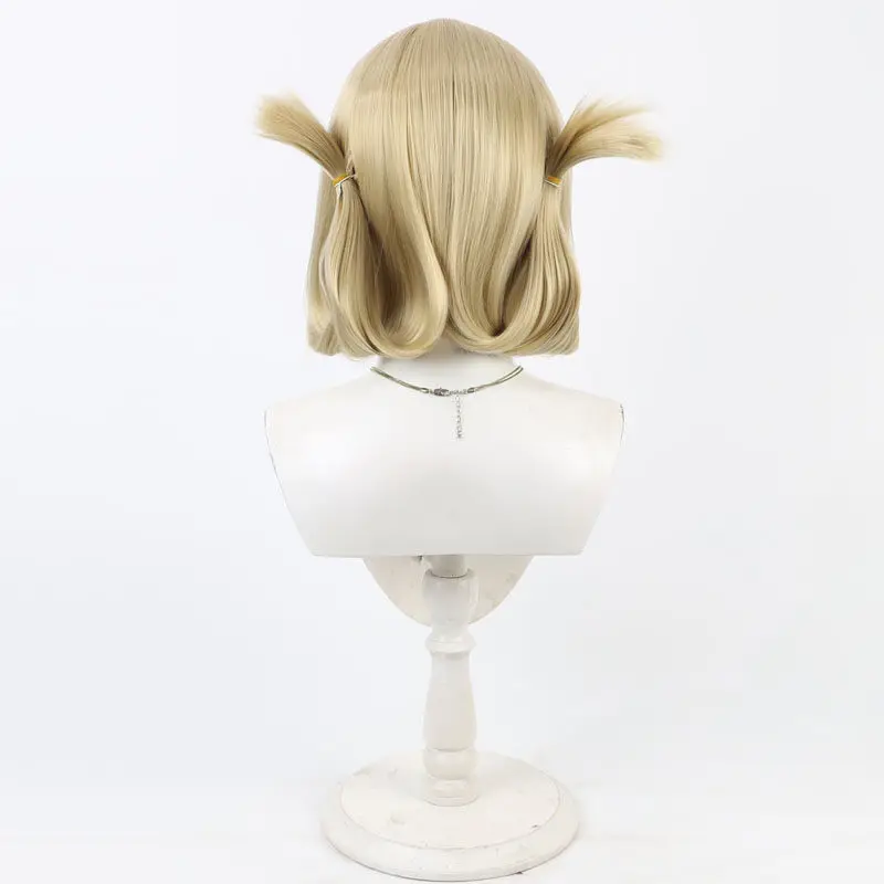Katori Cosplay Wig Kantai Collection Champagne Synthetic Hair Heat Resistant Halloween Role Play Party Carnival + Free Wig Cap - view 4