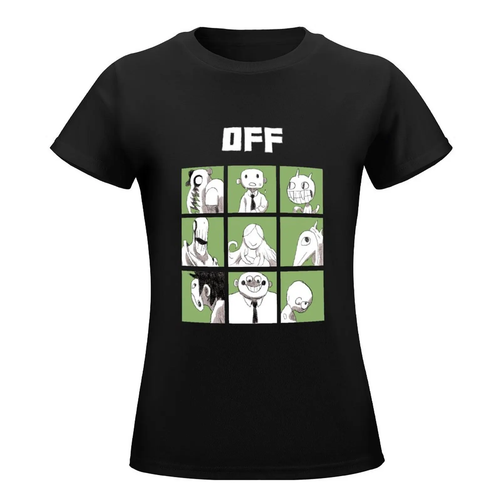 OFF - The complete crew T-Shirt summer clothes shirts graphic tees funny kawaii clothes plus size t shirts for Women loose fit