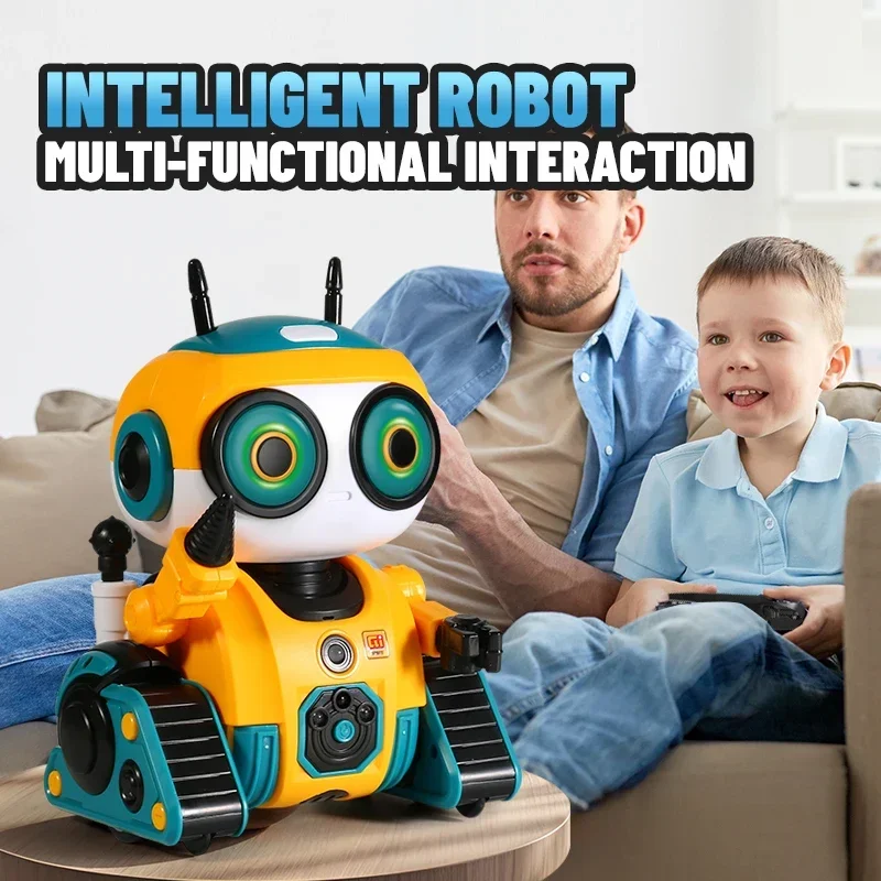 Robot de geste télécommandé 2.4G, lumières tactiles à Induction intelligente, danse, chant, musique, Interaction multifonctionnelle, jouets pour enfants