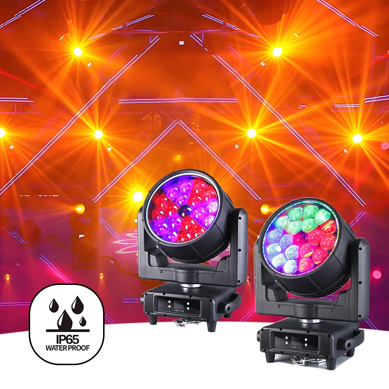 19x40W IP65 Bee Eye RGBW Waterproof Beam Moving Head Light Professional Stage Lighting Outdoor