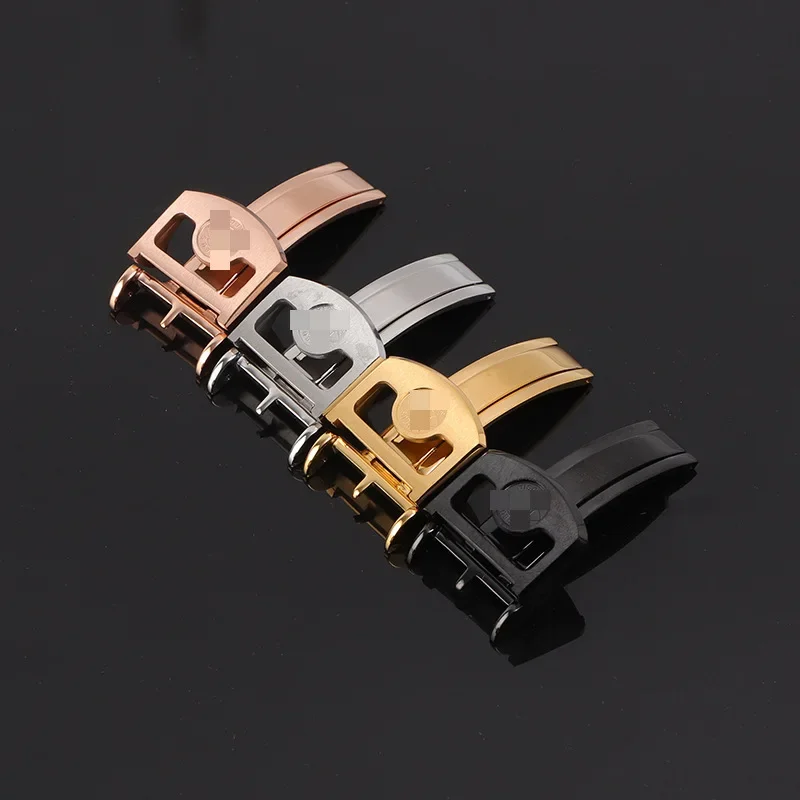 Stainless Steel Pilot Watch Buckle For Iw Portuguese Time Flight Crew Foldable Watch Buckle Couple Watches Accessories