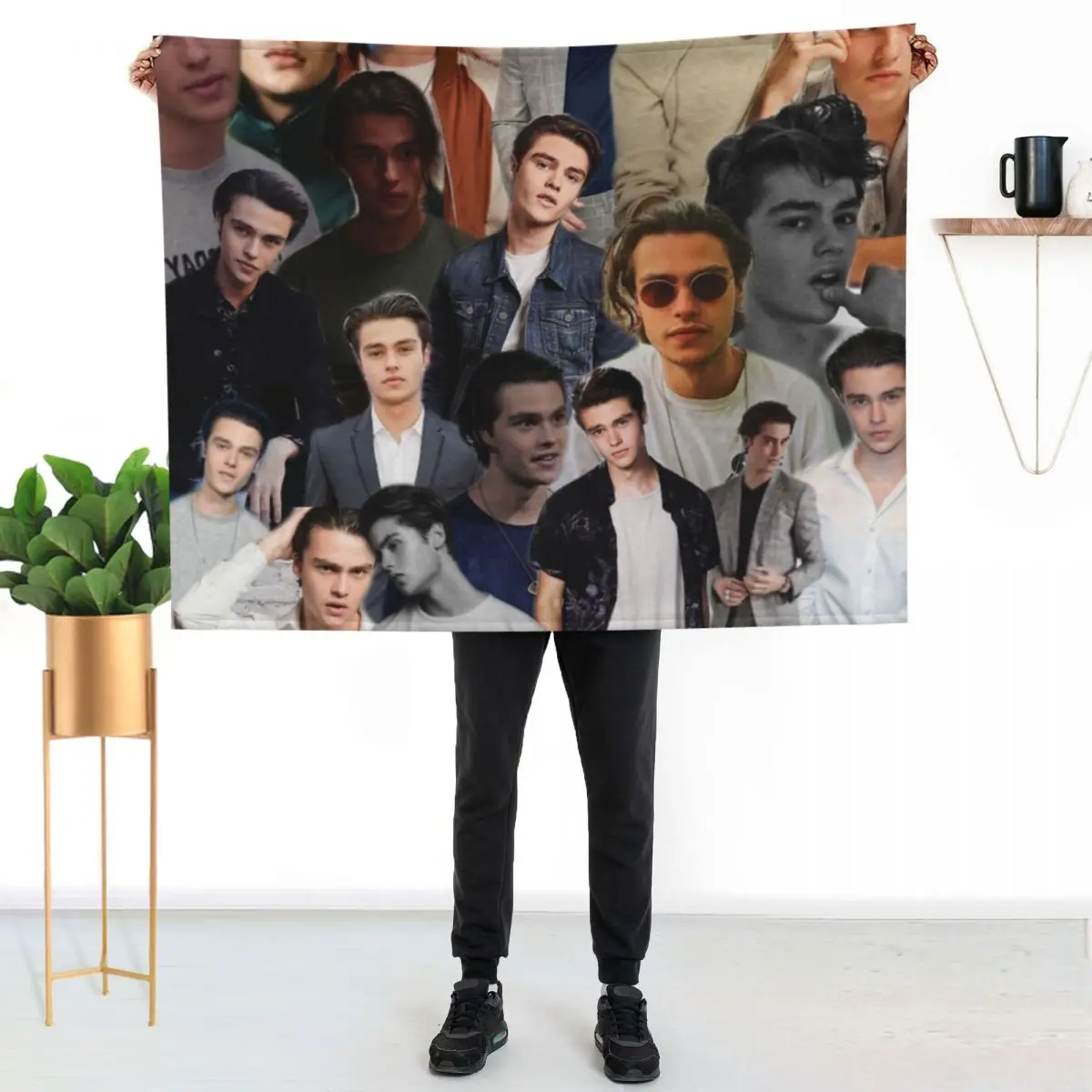 

Copy of Marcus Baker from Ginny and Georgia Throw Blanket Cozy Warm Blanket for Bed Room Decor