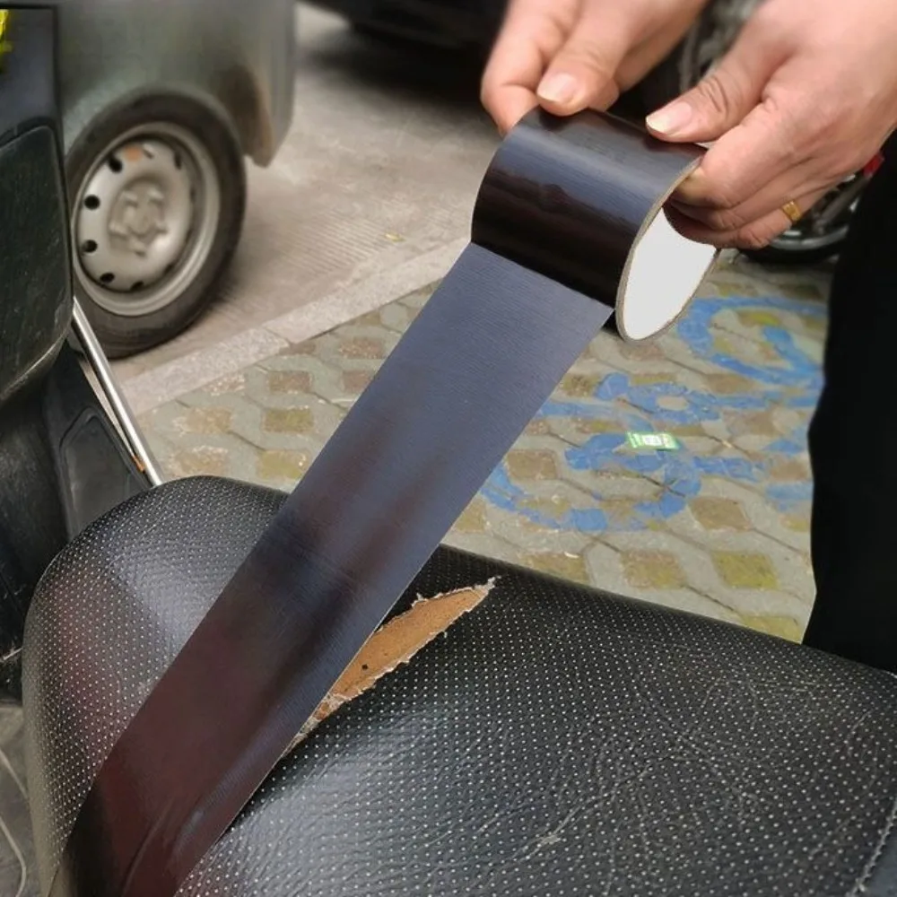 High Adhesive Black Repair Patch Tape,Waterproof Cloth Based Adhesive Tape for Electric Vehicle Seat Cushion Damage Fixing