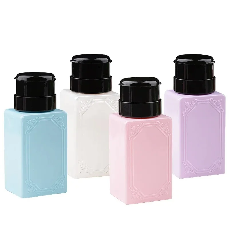 1 Box Nail Polish Refillable Press Pump Empty Bottles Remover Bottle Liquid Container Makeup Tool